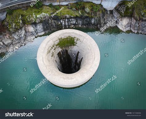 Aerial View Lake Berryessa Glory Hole Stock Photo (Edit Now) 1411946066 ...