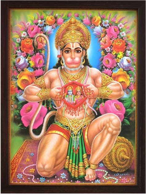 SANVIKA Hanuman with Sita and Ram - Holy Hindu Religious India | Ubuy