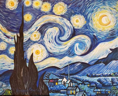 Stars, Starry Night, Starry Night Sky Print, Vincent Van Gogh Giclee ...