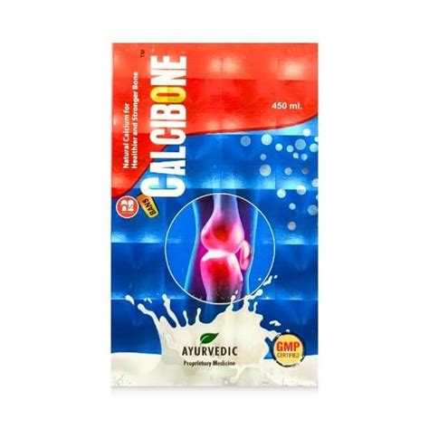 Calcibone Ayurvedic Calcium Syrup – Herbal Wellness Support (450ml)