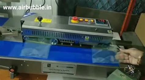 Sealing Machines - Continuous Band Sealing Machine For Pouches Vertical ...