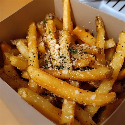 Garlic Parmesan French Fries Recipe - Less Is Tastier