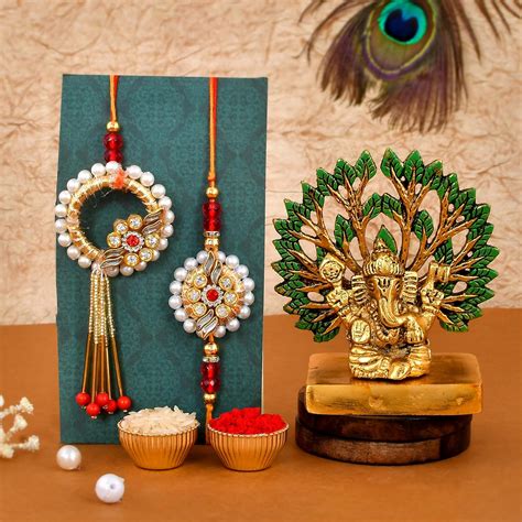 Buy CraftVatika Rakhi Gift Combo for Brother Bhaiya and Bhabhi | Bhaiya ...