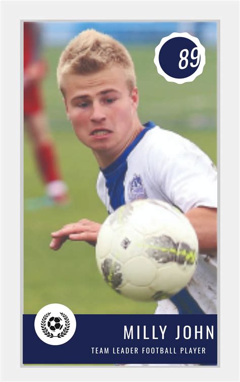 Free Sports Card Templates, Editable and Printable