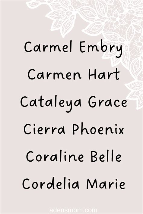 70 one syllable girl names that are actually cool 2023 – Artofit