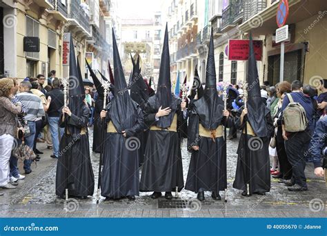 Easter Procession in Malaga, Spain Editorial Image - Image of ...