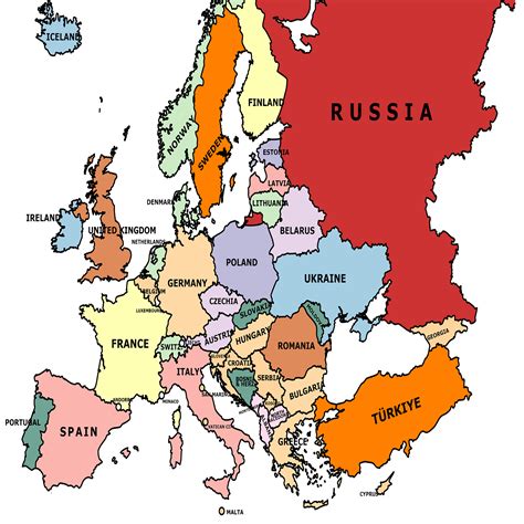 Europe Physical Map 的图像结果
