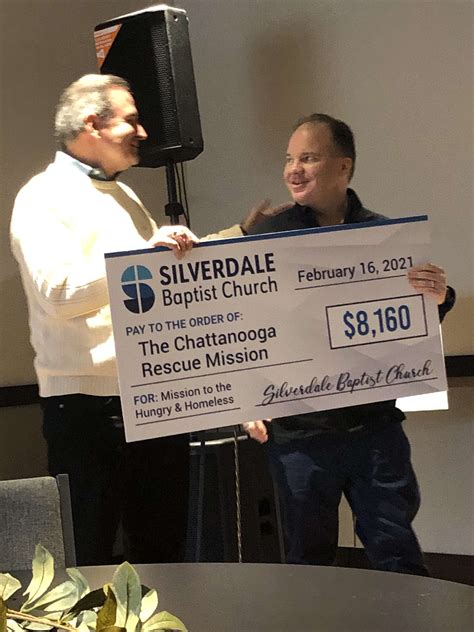 Incredible Support From Silverdale Baptist | The Chattanooga Rescue Mission
