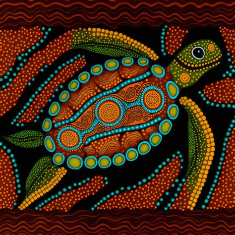 Aboriginal Art Turtle