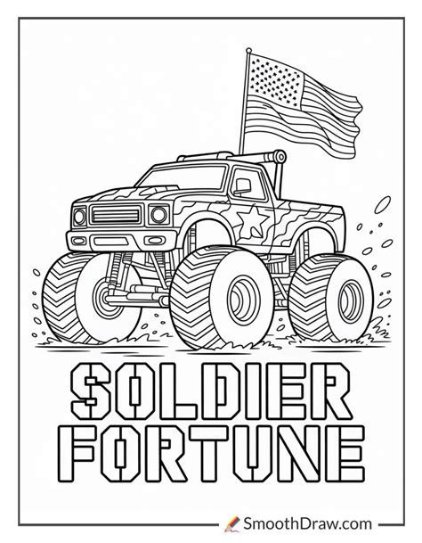 67 Monster Truck Coloring Pages
