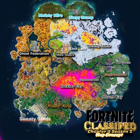 Fortnite Chapter 4 Season 2 Map Concept- CLASSIFED! : r/FortNiteBR