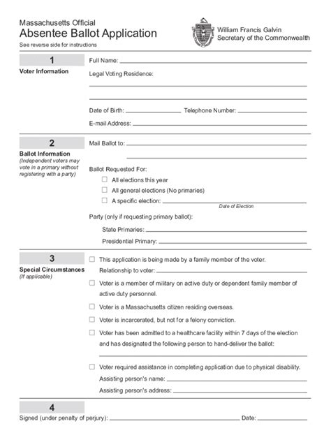 Absentee Ballot Application Form 的图像结果