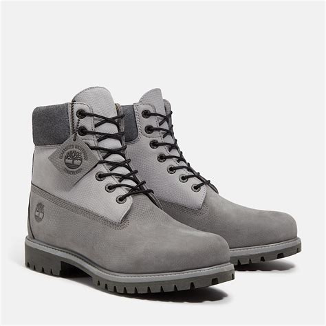 Timberland® Premium 6-Inch Waterproof Boot for Men in Grey