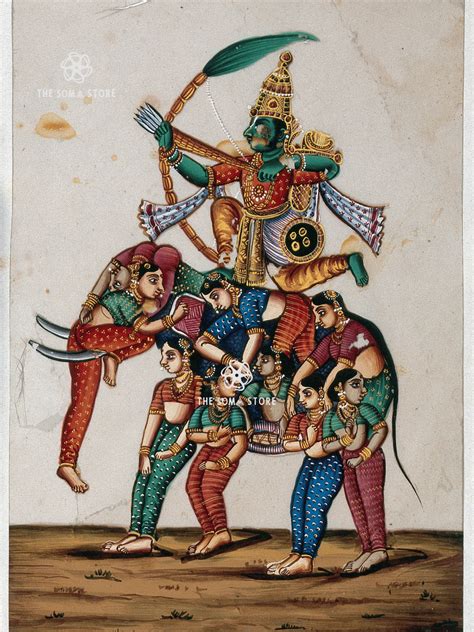 Manmatha (Kamadeva) Poster - Hindu God of Love Artwork (18×24) – The ...