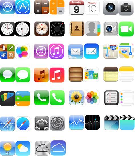 15 IPad IOS 7 App Icons Images - iPhone App Icon iOS 7, Download iOS 7 ...