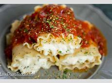 Easy 3 Cheese Lasagna Rolls  (recipes, dinner, Italian  