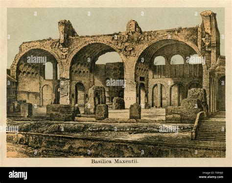 Maxentius Basilica (also called Basilica Nova, sometimes also called ...