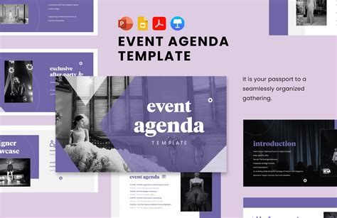 Free Editable Agenda Templates in Google Slides to Download