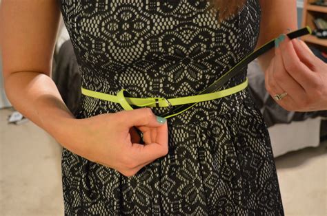 How to Tie a Belt Into A Bow...and Other Thrifted Finds - Loving Here