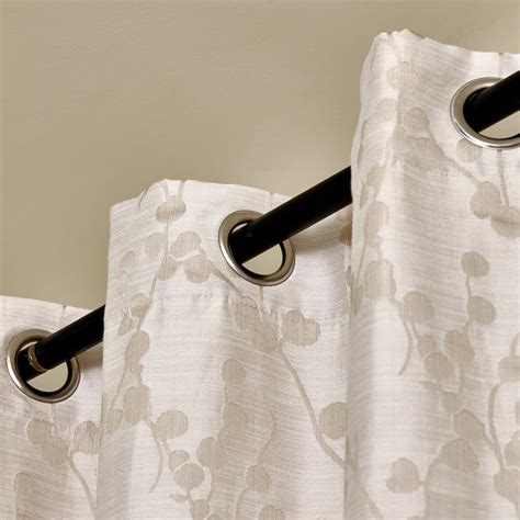 Buy Morris Tendril Set of 2 Jacquard Light Filtering Door Curtains from ...
