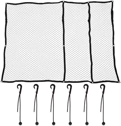 Rockland Heavy Duty Bungee Cargo Net for Pickup Truck Bed, 6.5' x 4.5 ...