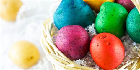 How to Dye Easter Potatoes in Lieu of Eggs