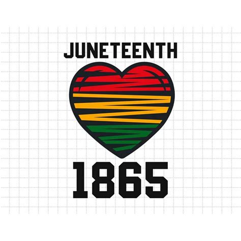 Juneteenth SVG, Heart Juneteenth 1865 Svg, Freedom Day, BLM | Inspire ...