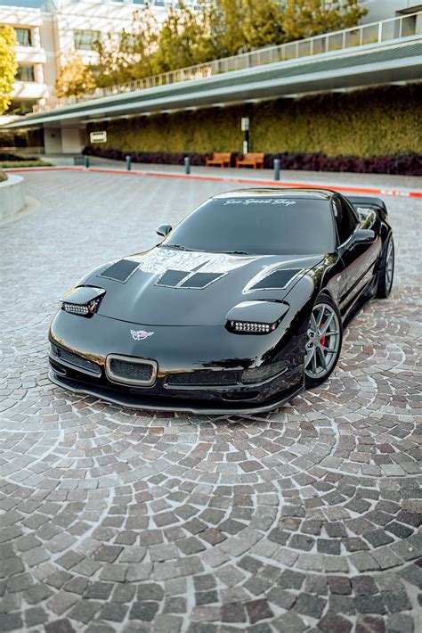 Tastefully Modified Chevy Corvette C5 Z06 with Sleepy Headlights