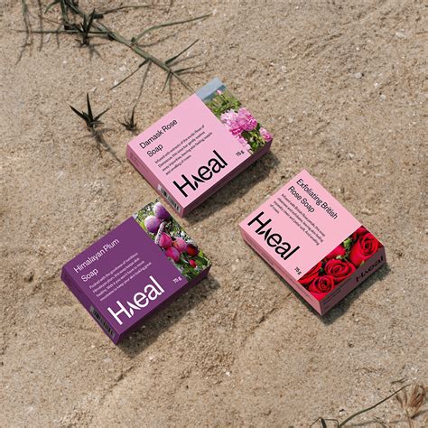 3 Soaps Combo Pack- Exfoliating British rose, Damask Rose, Himalayan P ...