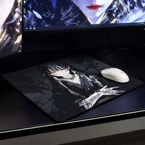 Creepy Anime Style Mouse Pads: Unleash Eerie: | Noveltykeycaps