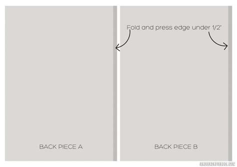 How To Sew An Envelope Pillowcase - Andrea's Notebook