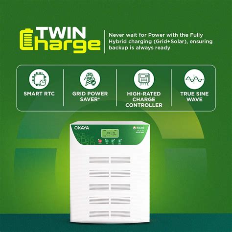 Okaya 5000VA 48V PWM Solar PCU | Off-Grid Inverter | TwinCharge ...