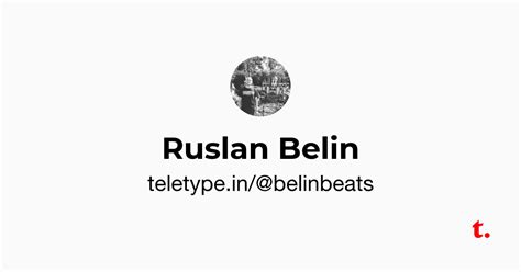 Ruslan Belin — Teletype
