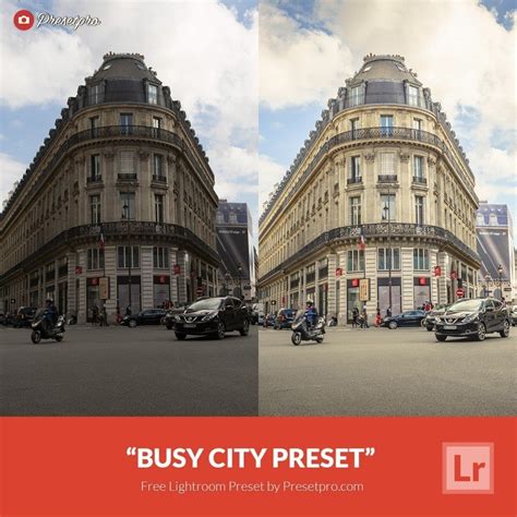 Free Lightroom Preset | Busy City - Presetpro.com