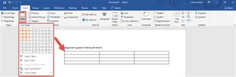 How to Create Formula in Word Table 的图像结果