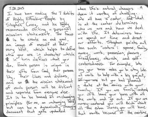 Personal mission statements: Writing a Personal Mission Statement - TimeThoughts com