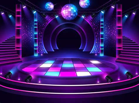 Disco Dance Floor Background by Phich on Dribbble