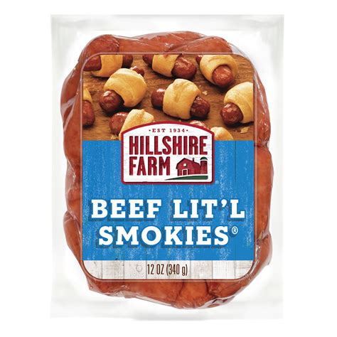 Hillshire Farm Beef Lit'l Smokies Smoked Sausage, 12 oz - Walmart.com