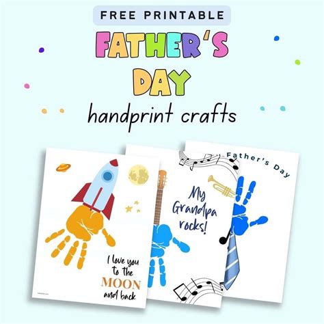 Best 13 Father’s Day Handprint Craft Free Printables – Artofit