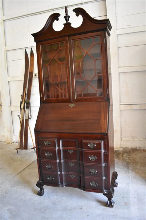 Vintage Secretary Desk With Hutch / Antique Secretary Desk With Hutch ⋆ ...
