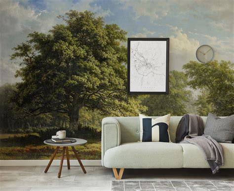Vintage Landscape Mural Wallpaper at Catharine Blanco blog