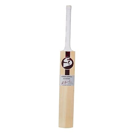 Sg Strokewell Classic Cricket Bat, Short Handle, Wood, Multicolour ...