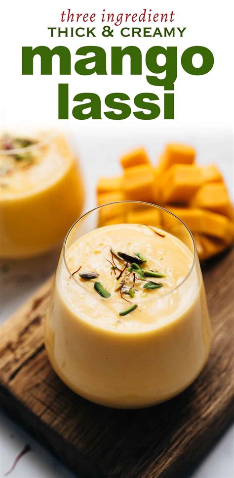 Creamy Mango Lassi - Healthy Summer Drink - My Food Story