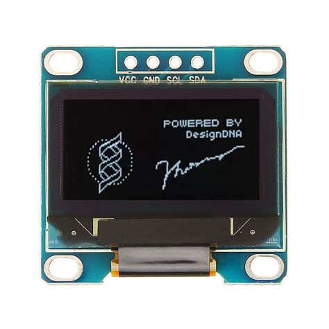 OLED 0.96 inch 4 pin I2C 128 X 64 DISPLAY MODULE - Blue