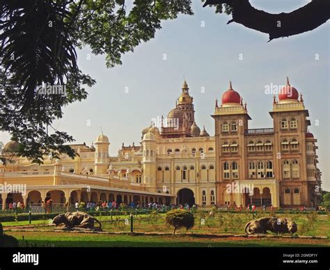 exterior of amba vilas palace (mysore palace) karnataka india Stock ...