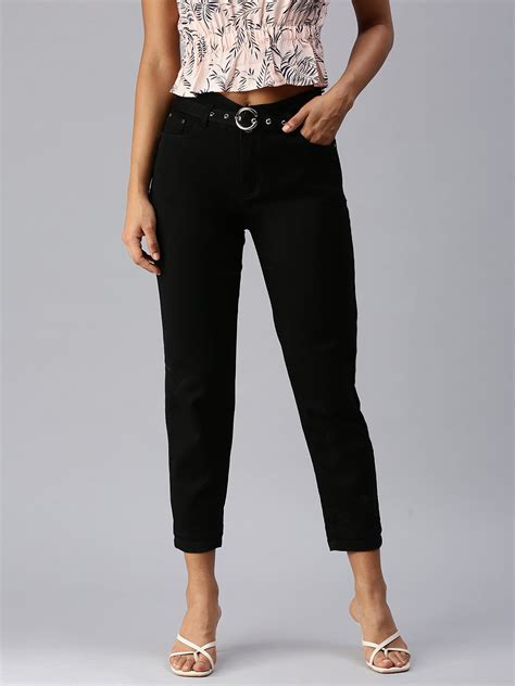 Shop Women's Black Jean Slim Jeans | Showoffff