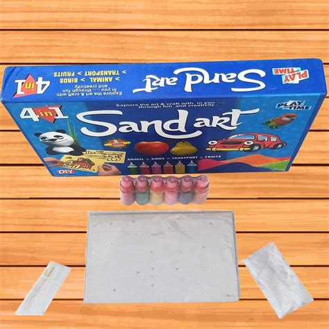 Sand Art Kit, 4 in 1 Sand Art Board Game For Kids – Sarvda