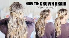 How To Braid Different Ways Step By Step by How To Do A Crown Braid 2 Easy Ways Twist Me Pretty How To Braid Different Ways Step By Step