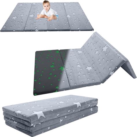 Amazon.com: MeMoreCool Glow Foam Baby Play Mat Crawling Mat Baby Rug ...