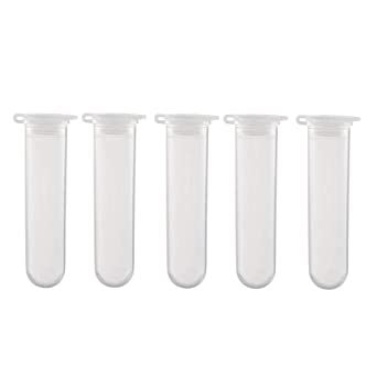 uxcell 10 Pcs 15ml Plastic Centrifuge Tubes with Screw-on Cap ...